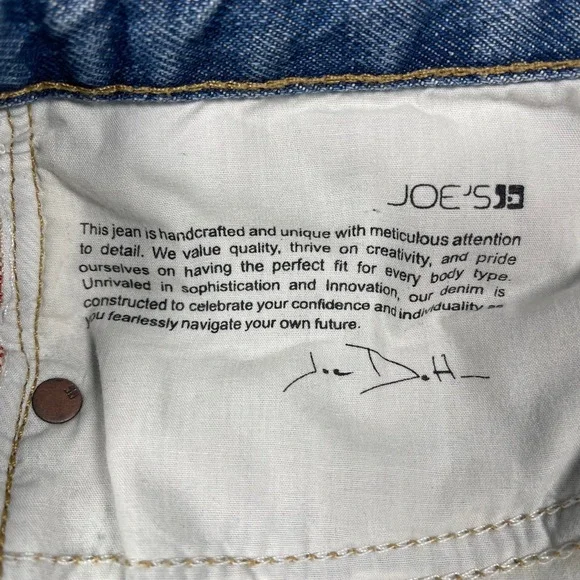 JOE'S JEANS The Debbie High Rise Straight Crop Collector's Edition Jeans W30 New